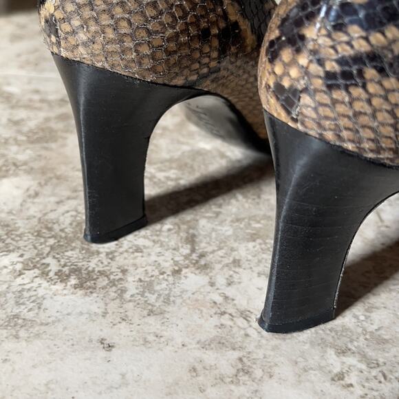 Laure by Ralph Lauren Snakeskin Heels INV7 - Picture 6 of 11